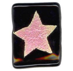 22-1.6.3  Star (5 points) - fused black glass